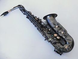 Saxofón Alto profesional de la mejor calidad, A-992 E-Flat negro, ligadura de boquilla Alto, instrumento Musical de cuello de caña, 2023