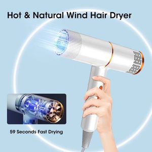 2023 Sèche-cheveux professionnels High Power Infrared Anion Hammer puissant Cold and Air Salon 240412