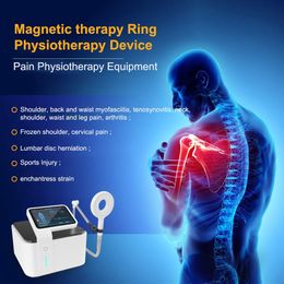 2023 Máquina profesional para aliviar el dolor Terapia magnética Protable EMS Dispositivo de anillo para esculpir fisio magneto Eliminación del dolor de espalda EMTT Magnetolito Fisioterapia