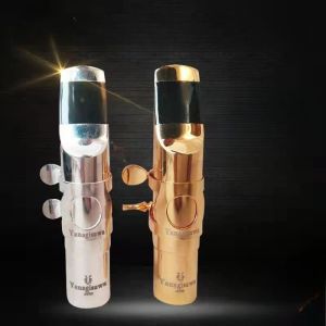 2023 Professional Tenor Soprano Alto Saxophone Metal Mouthpiece Gold Plating Sax Mouth Pieces Accessories Size 5 6 7 8 9