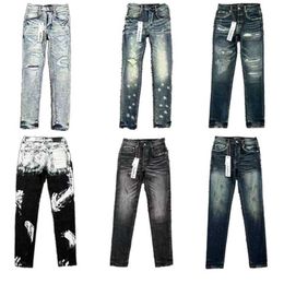 Jeans VIOLET pour hommes Jeans de créateur anti-âge Slim Fit Jeans décontractés PU2023900 Taille 30-32-34-36-38