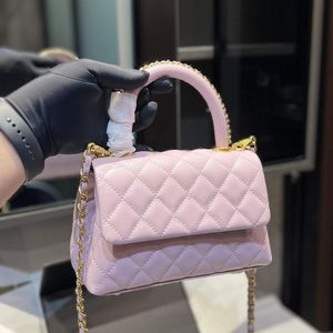 2023 sac à main téléphone sac à bandoulière portefeuille de designer sur une chaîne or cc mini sac à bandoulière avec poignée supérieure Cavair sacs à main en cuir matelassé à écran tactile petit sac de travail fourre-tout shopping