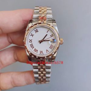 2023 QC Check Luxe horloge Platina Mintgroen horloge 31 mm Dames automatisch horloge 3235 Automatische mechanische armband Dameshorloges Waterdichte horloges 126300