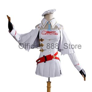 2023 Racing Miku Cosplay Disfraz VOCALOID White Miku Cosplay Miku Racing Corset Disfraz de Halloween y peluca de cosplay para mujer x0830