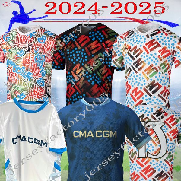 2024 Afrique Jerseys de football VITINHA MAILLOT DE FOOT 24 25 MAN KIDS FOOTBALL Shirt Homme Enfants Ndiaye Marseille Kondogbia Renan Lodi Sarr S-XXL