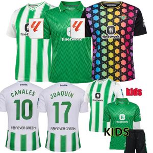 2023 real Betis voetbalshirts 23 24 JOAQUIN FEKIR B.IGLESIAS CANALES WILLIAN J Shirt WILLIAM CAMARASA JUANMI VICTOR RUIZ Voetbaluniform