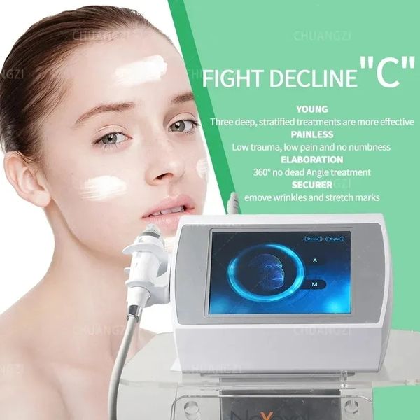 Machine à micro-aiguilles RF 2023, pour éliminer les rides, raffermissement de la peau, cicatrices du visage et du corps, élimination de l'acné, pour Salon de beauté et usage domestique