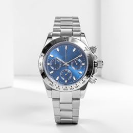 Relógio de grife relógios masculinos de aço inoxidável VK quartzo relógio eletrônico de vidro de safira relógio masculino à prova d'água