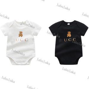 2023 Mamelucos Venta al por menor Venta al por mayor Bebé recién nacido oso a cuadros Mamelucos onesies mono fino de algodón monos de una pieza toddle ropa de diseñador para niños pequeños Diseñador de lujo