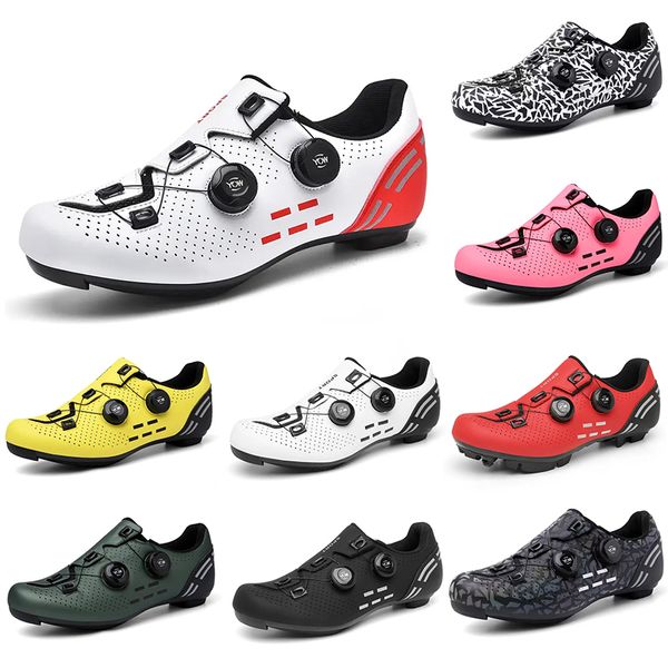 2023 running cyclisme lock chaussures homme noir rouge blanc vert jaune rose hommes formateurs sports de plein air baskets