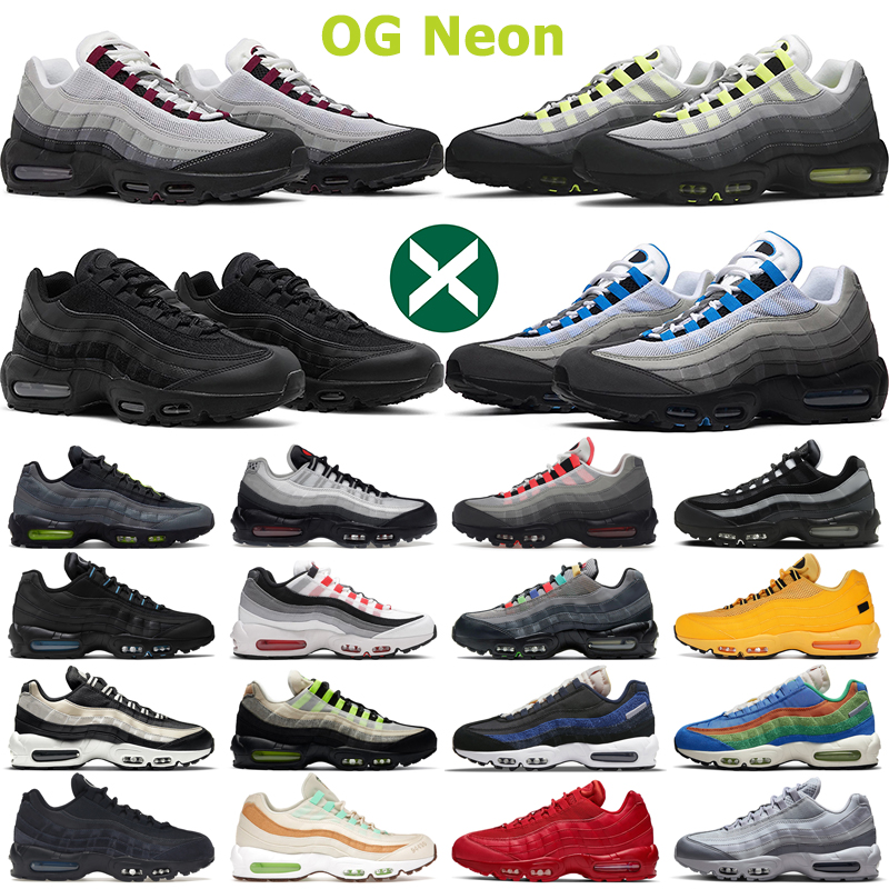 2023 running shoes men women Triple Black White OG Neon Dark Beetroot Crystal Blue Solar Red Smoke Grey Fish Scales Olive Greedy mens trainers outdoor sports sneakers