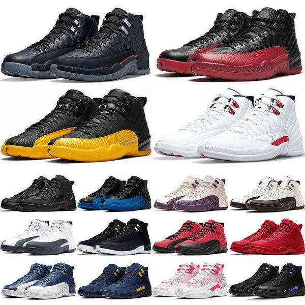 2023 S zapatillas de baloncesto 12s 12 Utility Twist University Gold Indigo Dark Concord Inverse Fre Game Taxi Michigan Light Aqua Men Playoffs Deportes