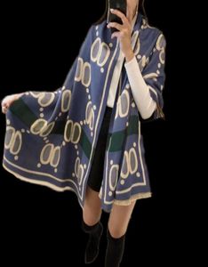 2023 Sacrf marque cachemire hiver écharpe foulards concepteur couverture foulards femmes Type couleur à carreaux gland imité AAA6683921796