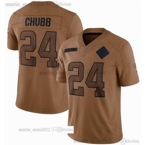 Maillot Salute To Service Limited 2023 24 Nick Chubb 2 Amari Cooper 4 Deshaun Watson 95 Myles Garrett 21 Denzel Ward 85 David Njoku 77 Wyatt Teller Donovan Peoples-Jones