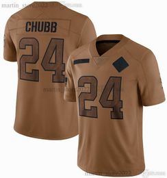 Maillots Salute To Service Limited 2023 24 Nick Chubb 2 Amari Cooper 4 Deshaun Watson 95 Myles Garrett 21 Denzel Ward 85 David Njoku 77 Wyatt Teller Donovan Peoples-Jones