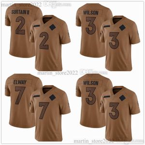 2023 Salute To Service Limited Jerseys 7 John Elway 2 Pat Surtain II 3 Russell Wilson 31 Justin Simmons 10 Jerry Jeudy 14 Courtland Sutton 33 Javonte Williams 77 Meinerz