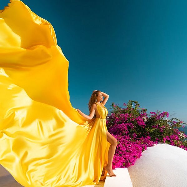 2023 Santorini Sexy vestido De fiesta De noche dorado espalda abierta Split tren largo vestidos De fiesta fotografía Abendkleider Robe De Soiree
