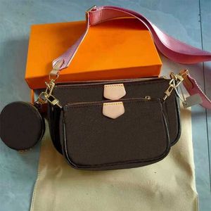 2023 Verkopen van luxe ontwerpers tas schoudertassen ontwerper handtas mode handtassen portemonnee telefoonzak driedelige combinatiezakken