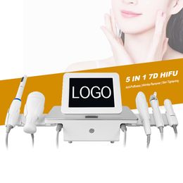 Promoción de septiembre de 2023, Hifu profesional 5 en 1 de 5 cabezales para reafirmar la piel, dar forma al cuerpo, máquina de tallado de estiramiento vaginal RF