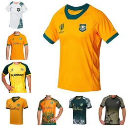 2023 2024 Australië Rugby Jerseys thuis weg 2023 24 Kangoeroes Wallaby retro shirt Maat S-5XL maillot de National Australia shirtS rugby