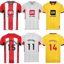 2023 Sheffield Voetbalshirts TRAORE McBURNIE BOGLE 2024 VINI SOUZA UNITED AHMEDHODZIC BREWSTER HAMER NORWOOD LOWE Voetbalshirts Heren Jersey