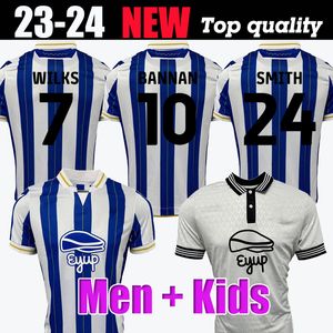 2023 ShefFiElD mercredi maillots de football 2024 Will Vaulks Callum Paterson Michael Smith Tyreeq Bakinson Mallik Wilks Birmingham hommes enfants kit uniformes de pied