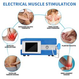 2023 Equipos de ondas de choque Dispositivo de fisioterapia Reducir la máquina de dolor