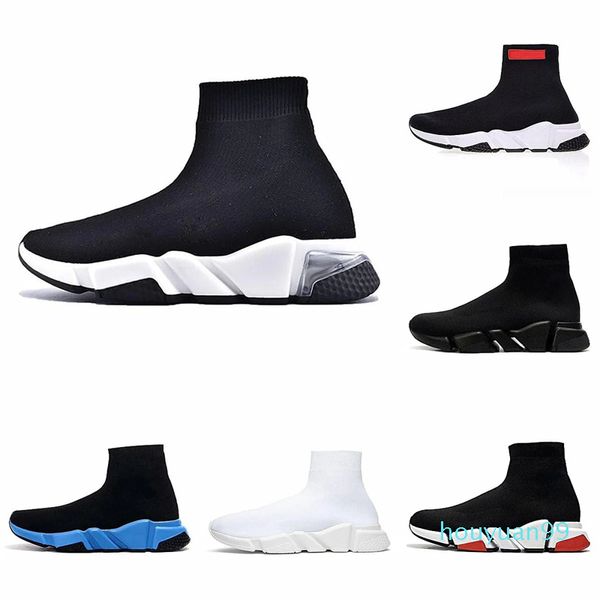 2023 Chaussure Plateforme Sneaker Hommes Femmes Designer Tripler Paris Chaussettes Bottes Noir Blanc Bleu Argent Clair Marron Ruby Graffiti Vintage Beige Rose Baskets