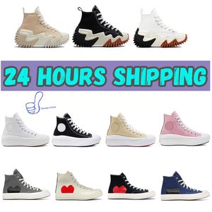 2023 Schoenen Sneakers Stras Klassiek Casual Ogen Sneaker Platform Canvas Jointly Star Chuck 70 Chucks 1970 Big Des Taylor Name Campus 35-44 Outdoor blauw