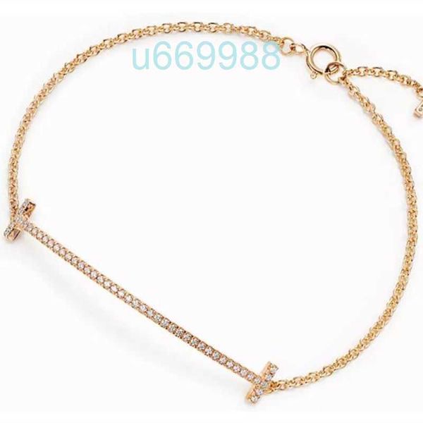 2023 Plata Nuevos Diseñadores de lujo T Pulsera de sonrisa para mujer Pulsera Tendencia Moda Pulseras de alta calidad Joyería de regalo BeautifulYZVQ