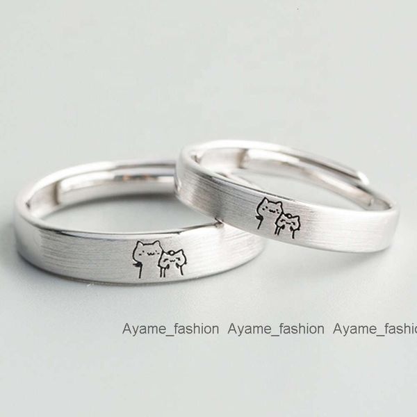 Bague chaton Simple et ravissante pour femme, patte de chat ouverte, oreille de chien, bijoux féminins, 2023