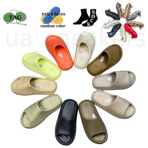 2023 Slippers Woestijn Zand Aarde Bruin Bot Wit Gloed Groen Enflame Oranje Oker Hars Roet flip flop Slippers Ontwerpers Sandalen