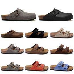 2023 Birkens Tock Arizona Femmes Designer Sandals Men Microfibre Birko-Flor Boston Mules Softs Fotomb Slides Sliders Clogs Pantoufle intérieure Pantoufle Flip Flop Chaussures Chaussures
