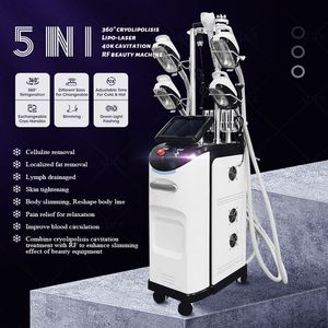 2023 Slimming Removal Face Lift met 40K Cavitation RF 4 Heads Werken schoonheidsuitrusting