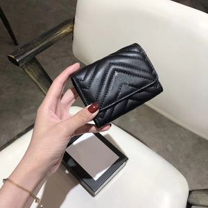 2023 Small Card Bag Card Holder Designer Wallet Heren- en damesmode Designer lederen luxe portemonnee