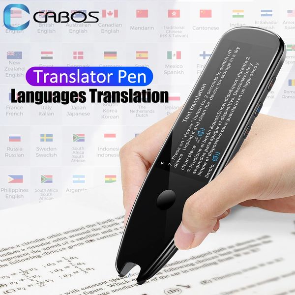 2023 Smart Voice Traductor Pen for International Travel Business Trip English Portugais Pens de langue en temps réel 240424