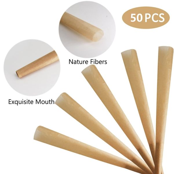 2023 accessoires de fumée Tube en verre avec fleur en plastique à l'intérieur 100pcs dans une boîte pipe à fumée en verre pipe à tabac Gomba Rolling paers cône