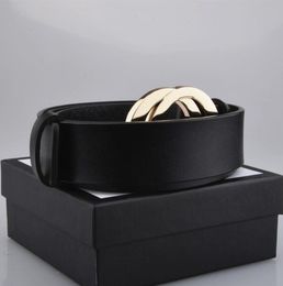 2023 ceinture en cuir lisse ceintures de luxe designer pour hommes grande boucle chasteté masculine top mode hommes en gros105 -125CM