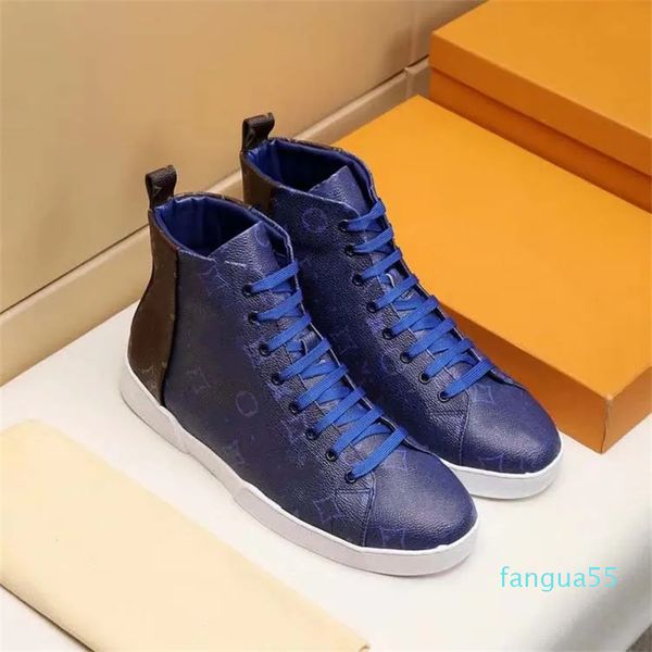 2023-Sneakers Designer Match-Up Trainer Hombres Zapatos de lona Moda Classic High Top Flor Zapato