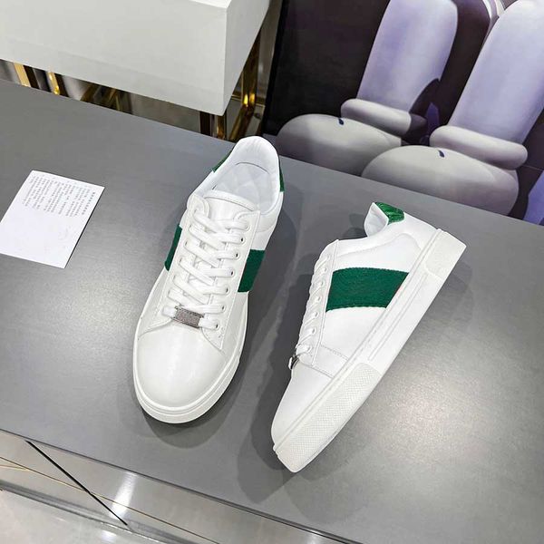 2023 Baskets Superstar Doold Chaussures de sport sales Golden Fashion Hommes Femmes Ball Star Chaussures de sport en cuir blanc ruban rouge et vert chaussure plate qualité luxe 35-46