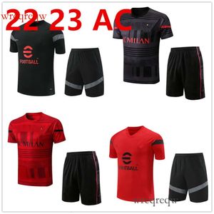 2023 voetbaltruien Nieuwe AC S Tracksuit Ibrahimovic Giroud Kessie Tonali Rebic 22/23 S Trainingspak Short Sheeves Sportswear