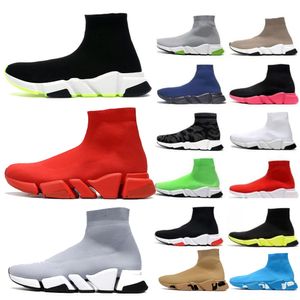 2023 Bottes de chaussettes 2.0 V2 3.0 Chaussures décontractées Plateforme Men Femmes Femmes Shiny Trearit Speed ​​Trainer Runner Sneaker Sock Shoe