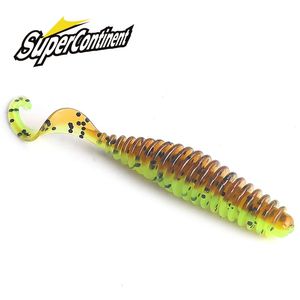 2023 Soft Aas Tanantail 50 mm 65 mm Vis Lures Pesca Carp Bass Lure Islis Artificial PVC 240522