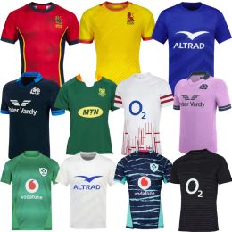 2023 Spanje Ierland rugbyshirt 23 24 Custom Schotland Engels Zuid-Engeland VK Afrikaans XV de Frans thuis weg ITALIA ALTERNATE Afrika rugbyshirt maat S-5XL