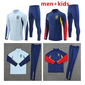 2023 Sportswear espagnol Football PEDRI FERRAN MORATA A.INIESTA PEDRI Espana Camiseta 23 24 Combinaison d'entraînement SERGIO hommes enfants veste de survêtement survetement