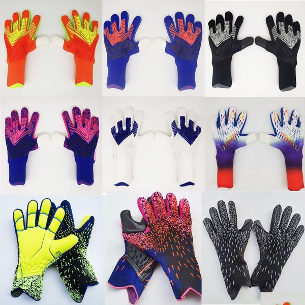 2023 Guantes de portero de diseño de araña para niños y adultos con protección de los dedos - equipo de portero de fútbol/fútbol en varios tamaños