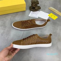 2023-Sports-design Heren FLOW Sneakers Schoenen Comfort Casual Heren Sport Rubber Geweven leer Skateboard Runner Sole Tech Stoffen