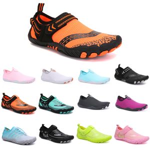 2023 Sports Wading Shoes Gym Men Femmes Extérieur Randonnée Blanc noir noir gris vert bleu rouge violet jaune ruissellement baskets Trainers Taille 35-46