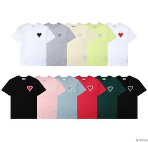 2023 Lente en Herfst Nieuwste heren t-shirts Amisweater Ontwerpers Luxe Puur Katoen Mode Vrije Tijd Trend Eenvoudig Klassiek -shirt Jo10 AM I