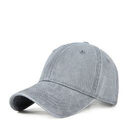 2023 printemps et été nouvelle taille plus rétro en détresse casquette de baseball japonaise hommes et femmes lavé grande circonférence de la tête casquette à visière